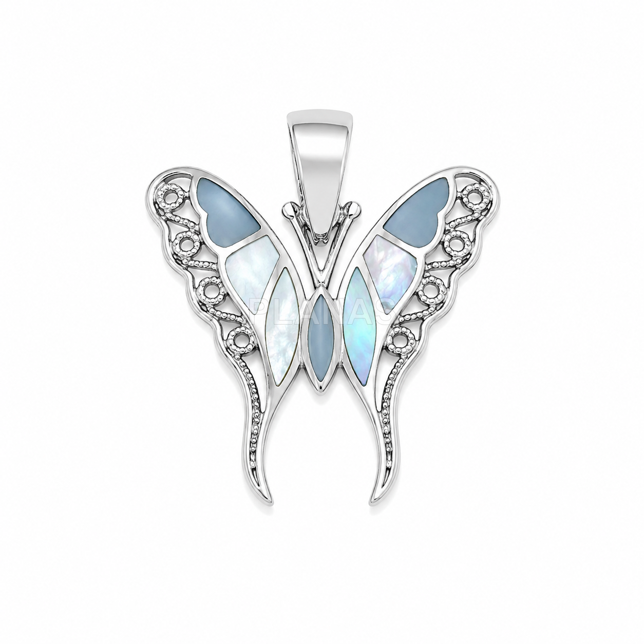 Colgante en Plata de ley. MARIPOSA.