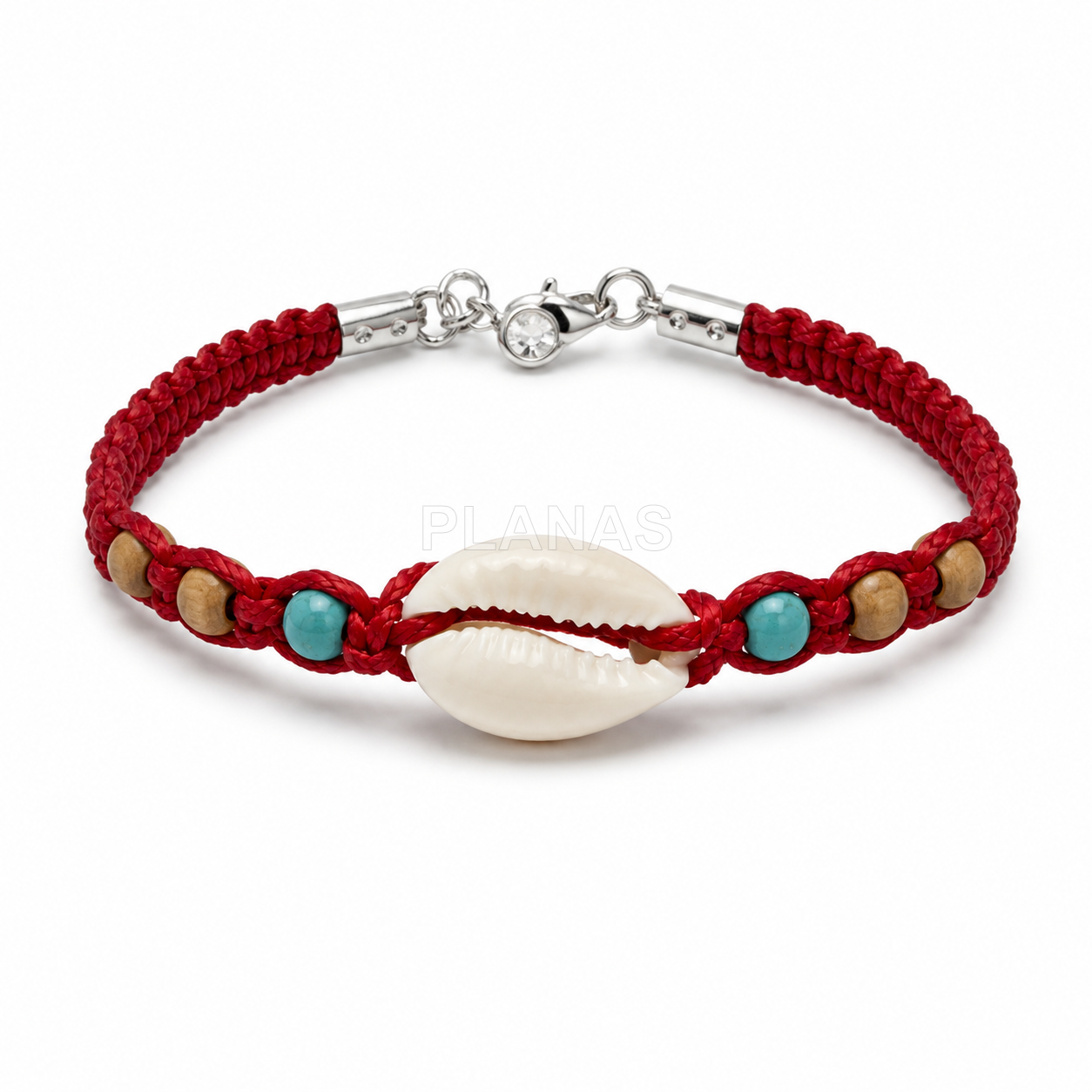 Pulsera en plata de ley. CONCHA.