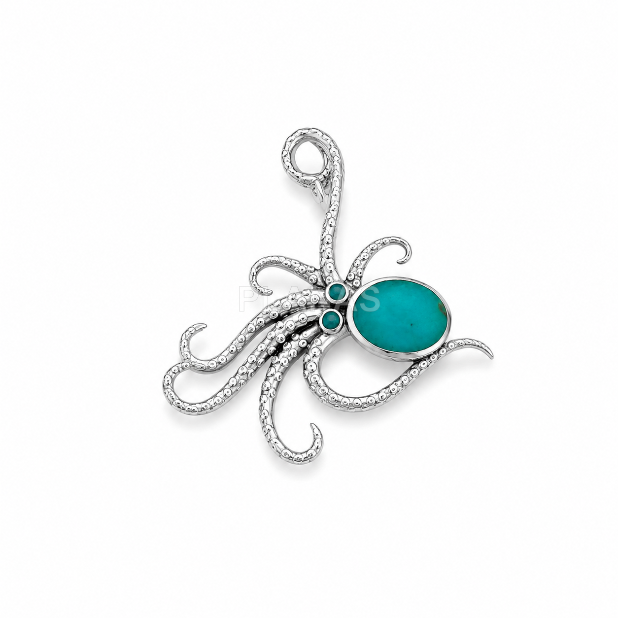 Colgante en Plata de ley. PULPO.