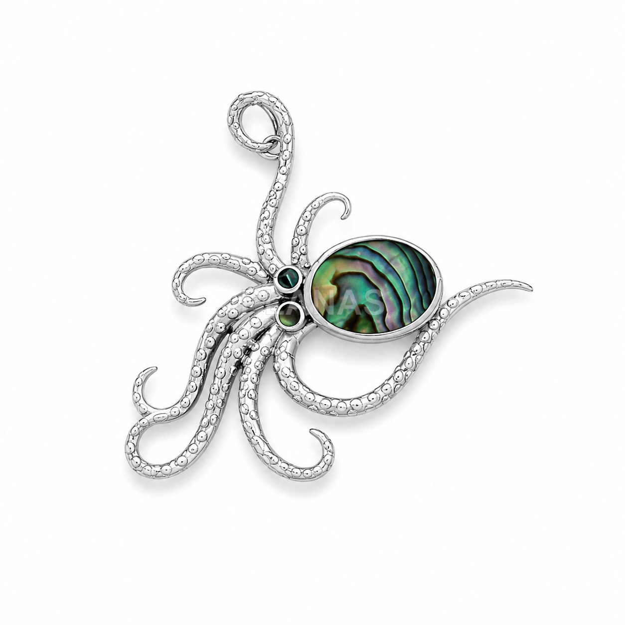 Colgante en Plata de ley. PULPO.
