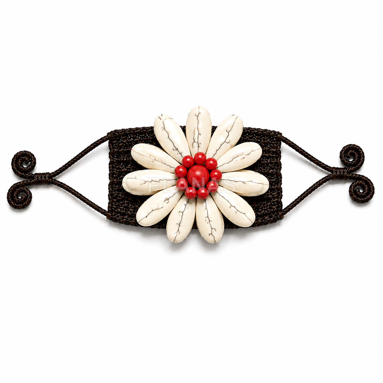 Pulsera Rigida de ganchillo hecha a mano.