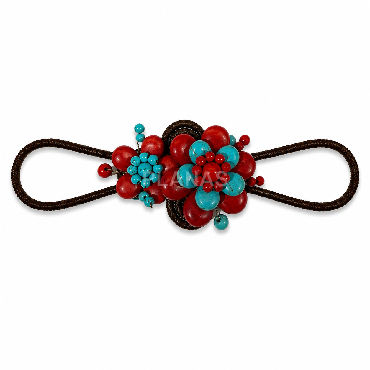 Pulsera rigido de ganchillo hecho a mano.