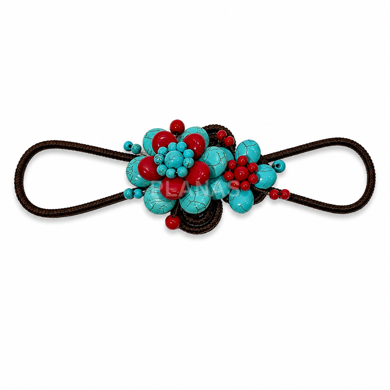 Pulsera rigido de ganchillo hecho a mano.