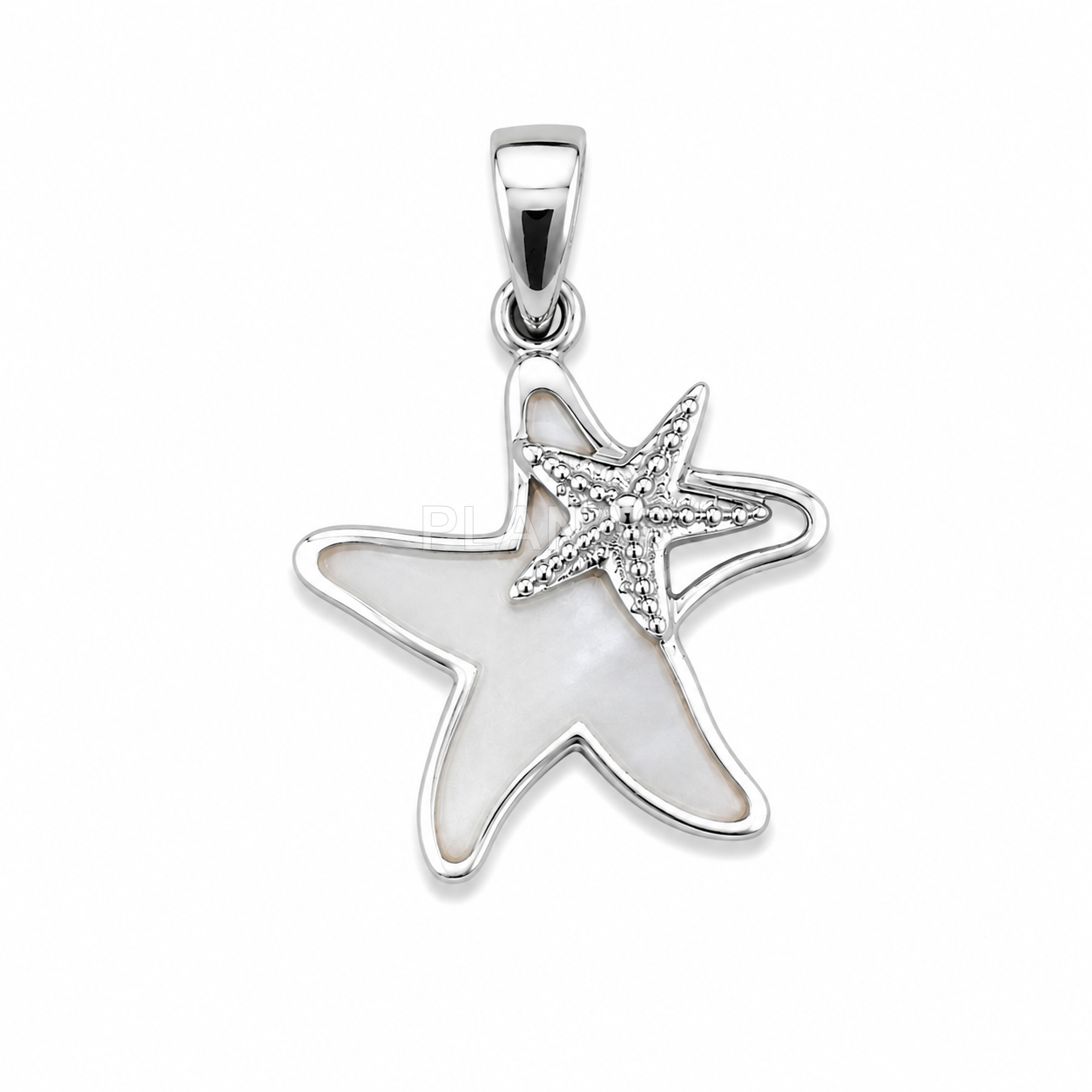 Colgante en Plata de ley. ESTRELLA DE MAR.
