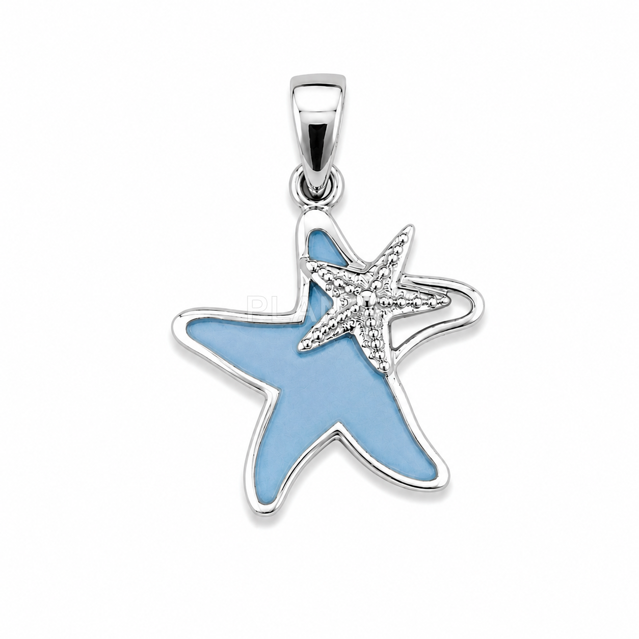 Colgante en Plata de ley. ESTRELLA DE MAR.