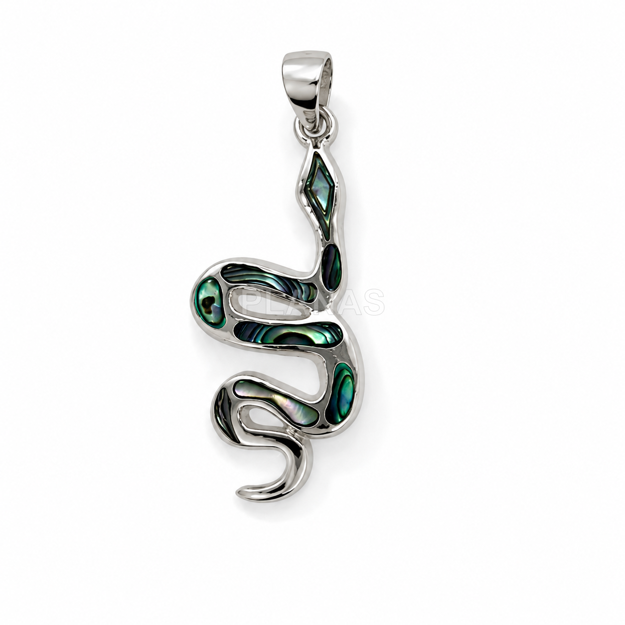 Colgante en Plata de ley. SERPIENTE.