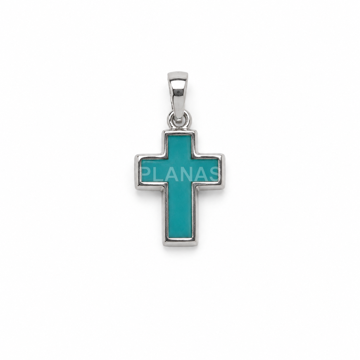 Colgante en Plata de ley. CRUZ.