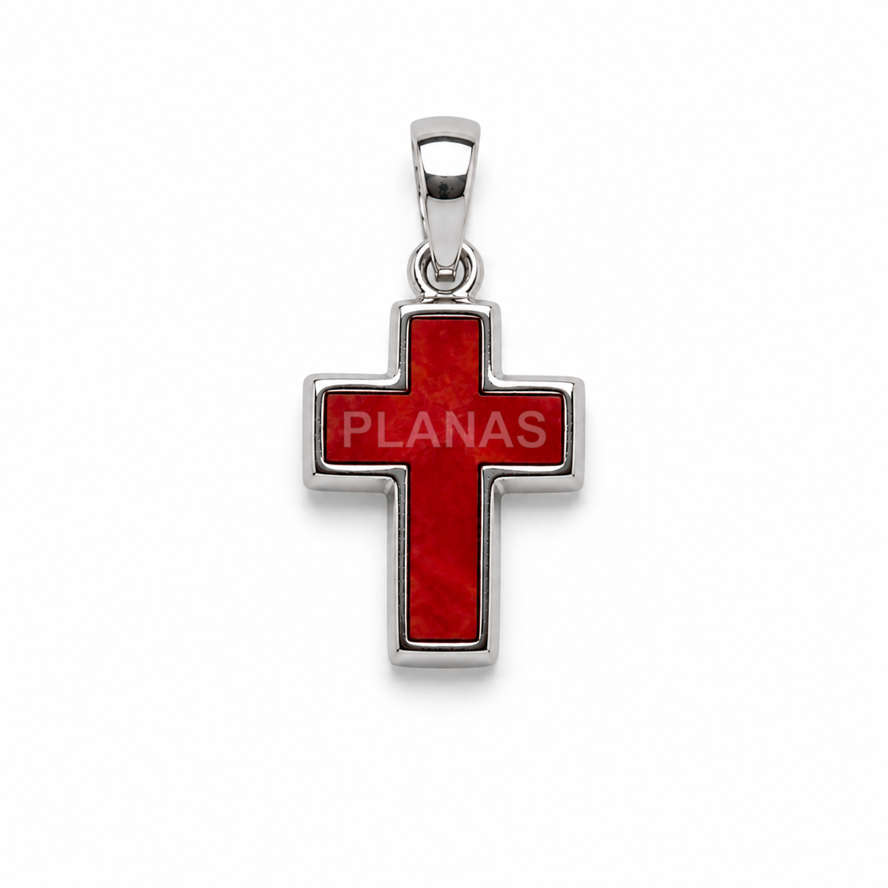 Colgante en Plata de ley. CRUZ.
