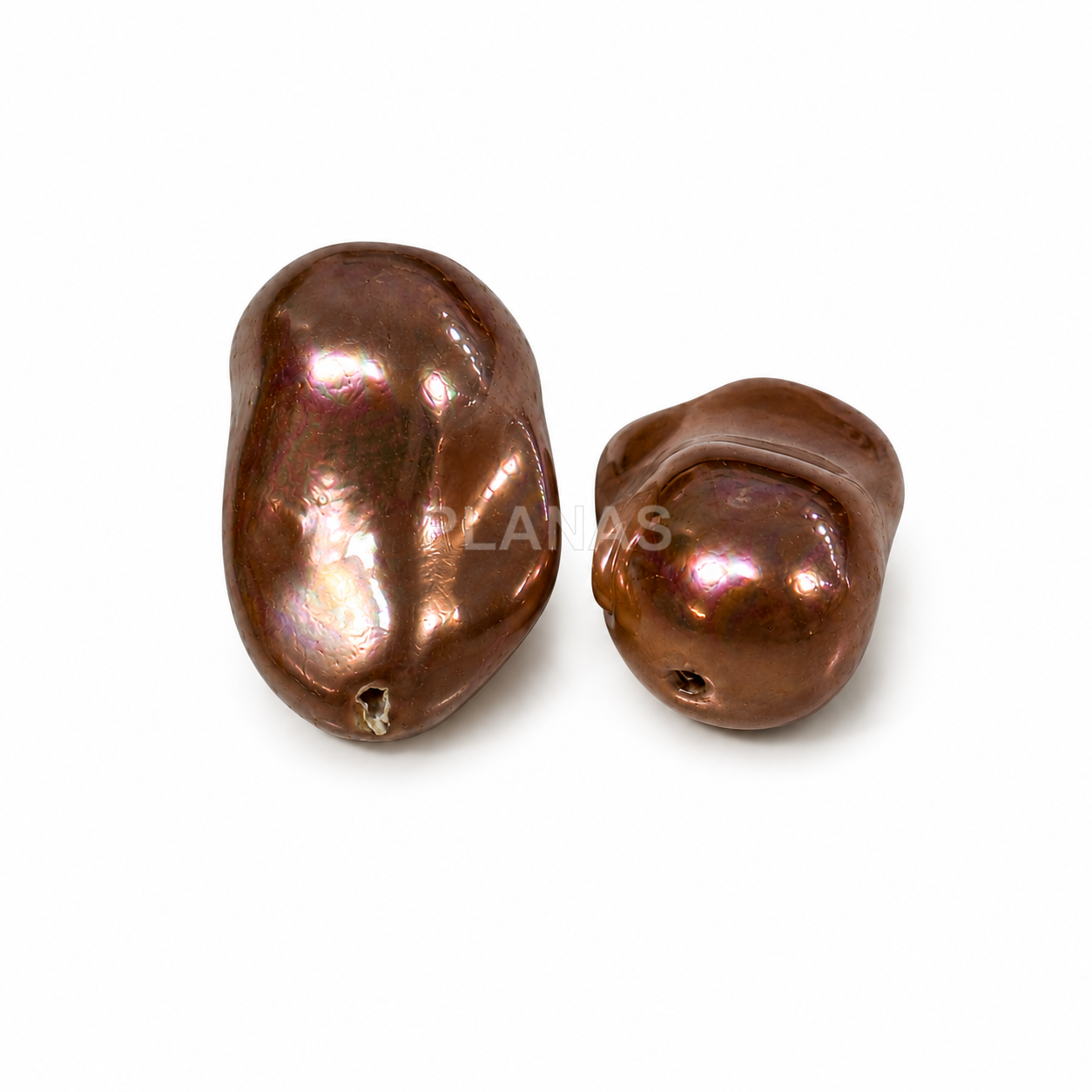 Perla barroca sintética.18x10mm.