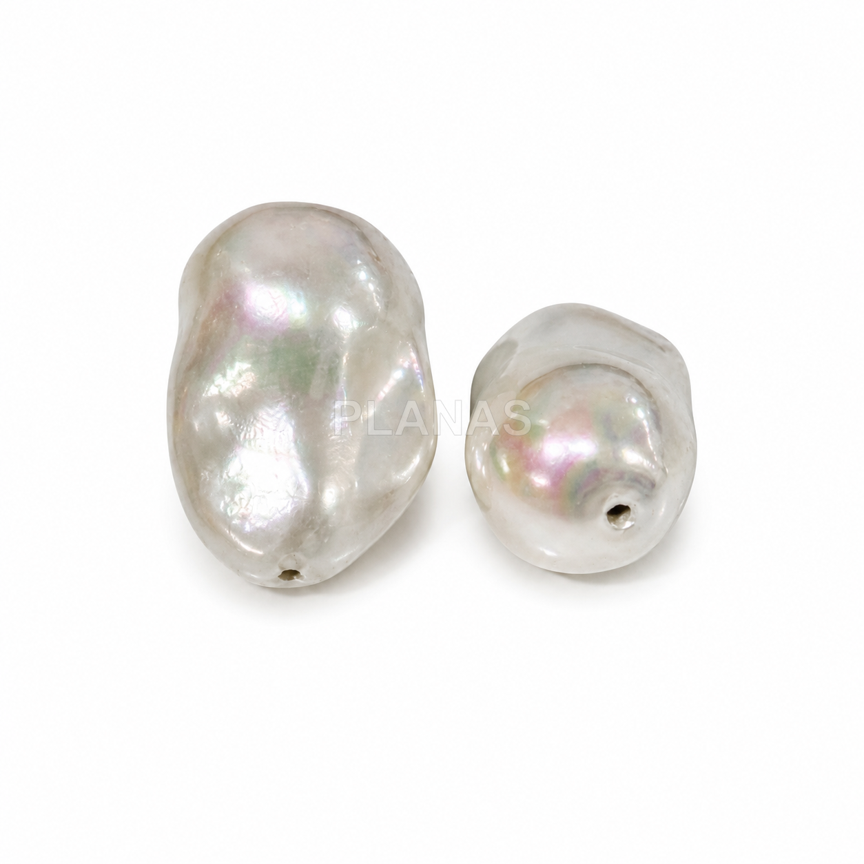 Perla barroca sintética.18x10mm.