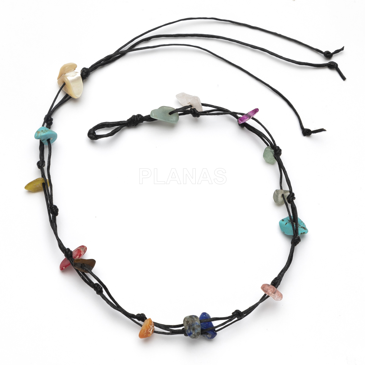 Pulseras o Tobillera con hilo encerado resistente al agua y Chips. 
