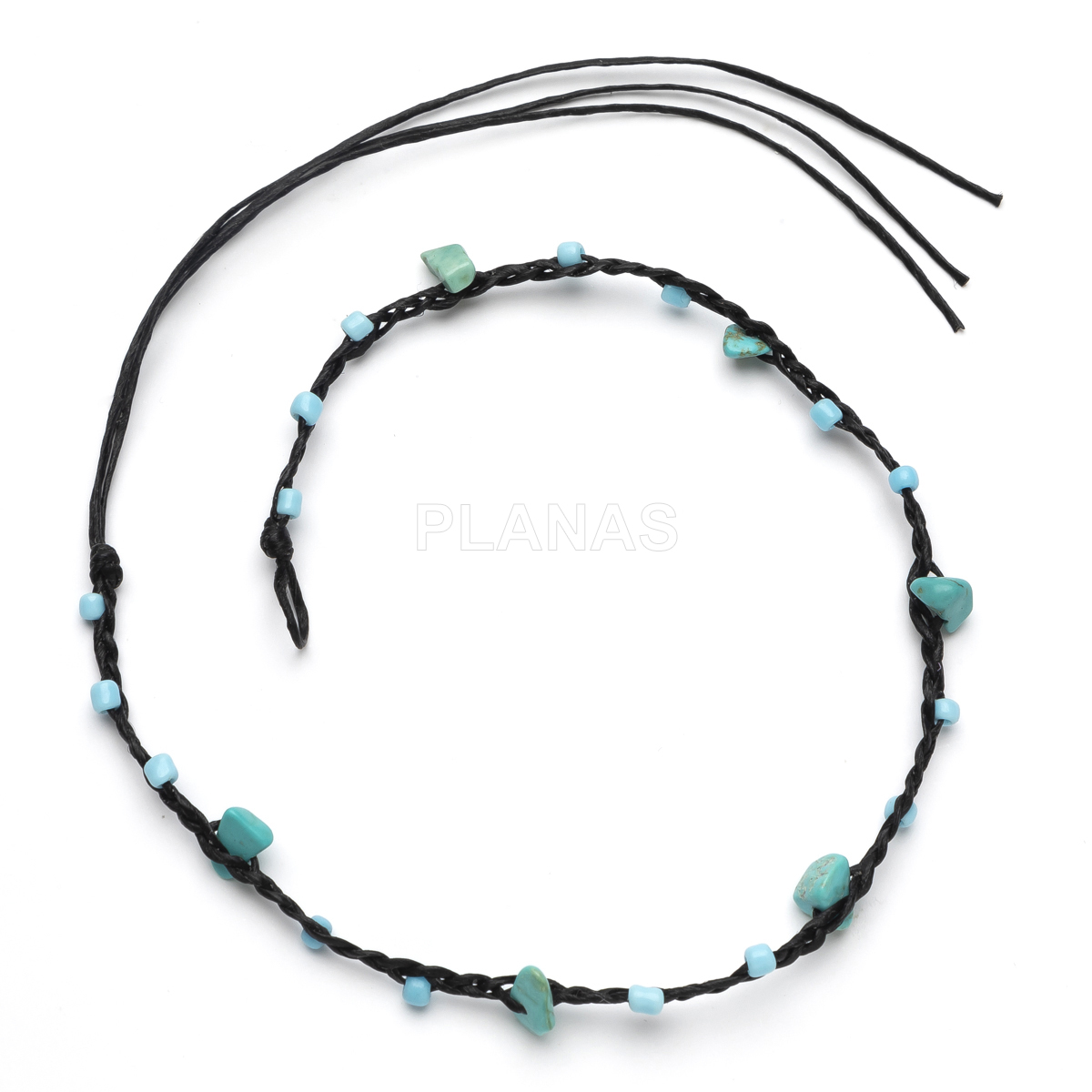 Pulseras o Tobillera con hilo encerado resistente al agua y Chips. 