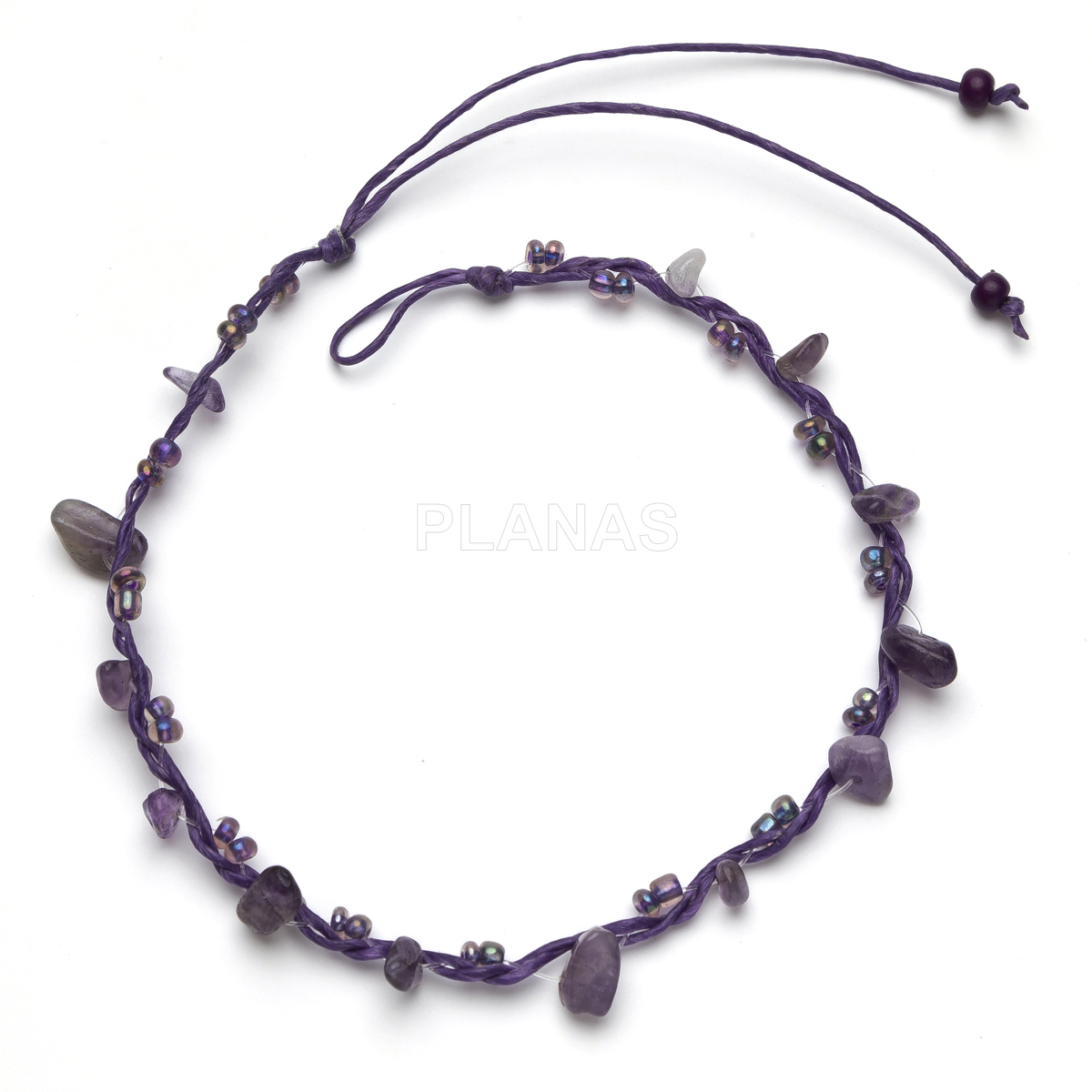 Pulseras o Tobillera con hilo encerado resistente al agua y Chips. 
