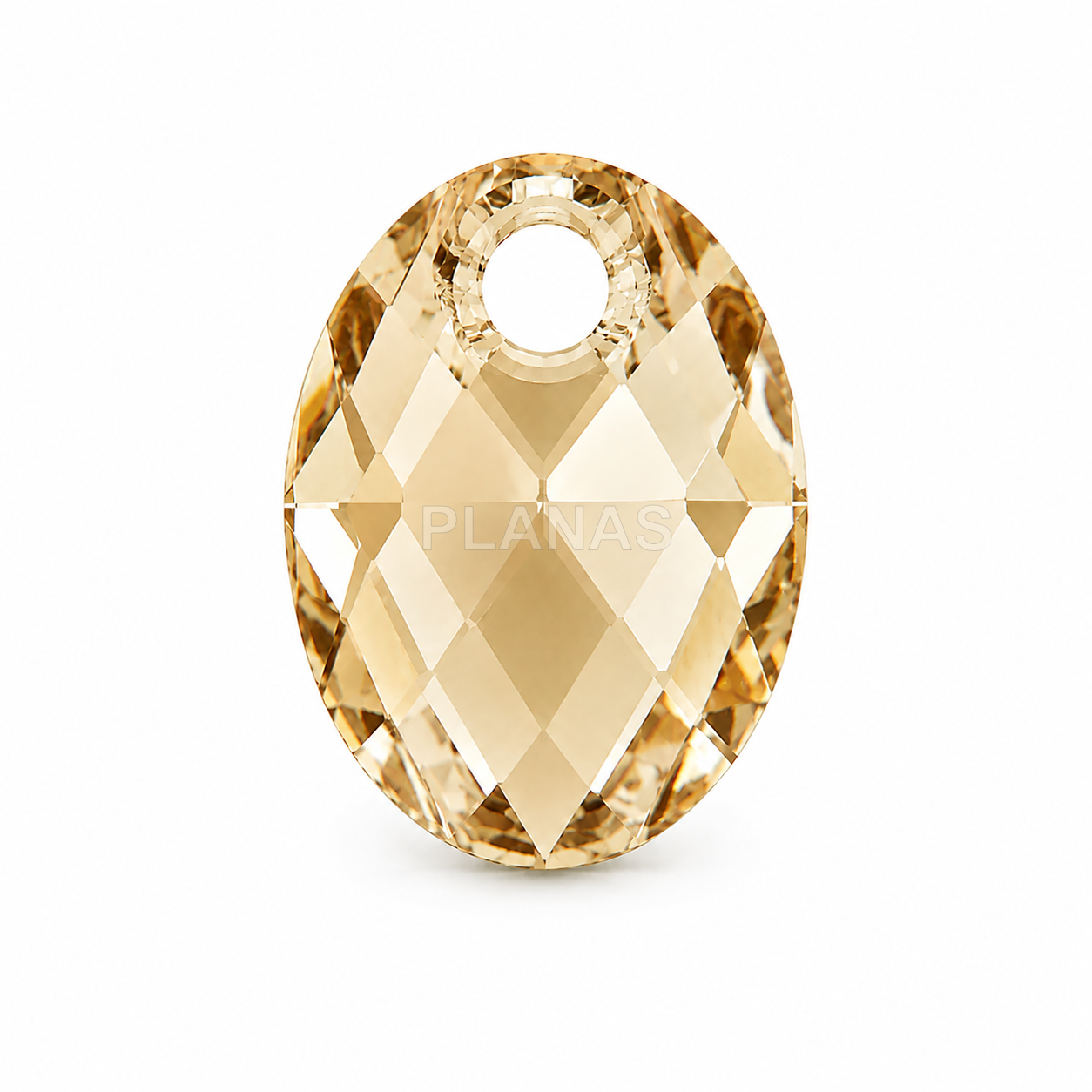 Colgante oval (Componente Swarovski). 9x6mm.