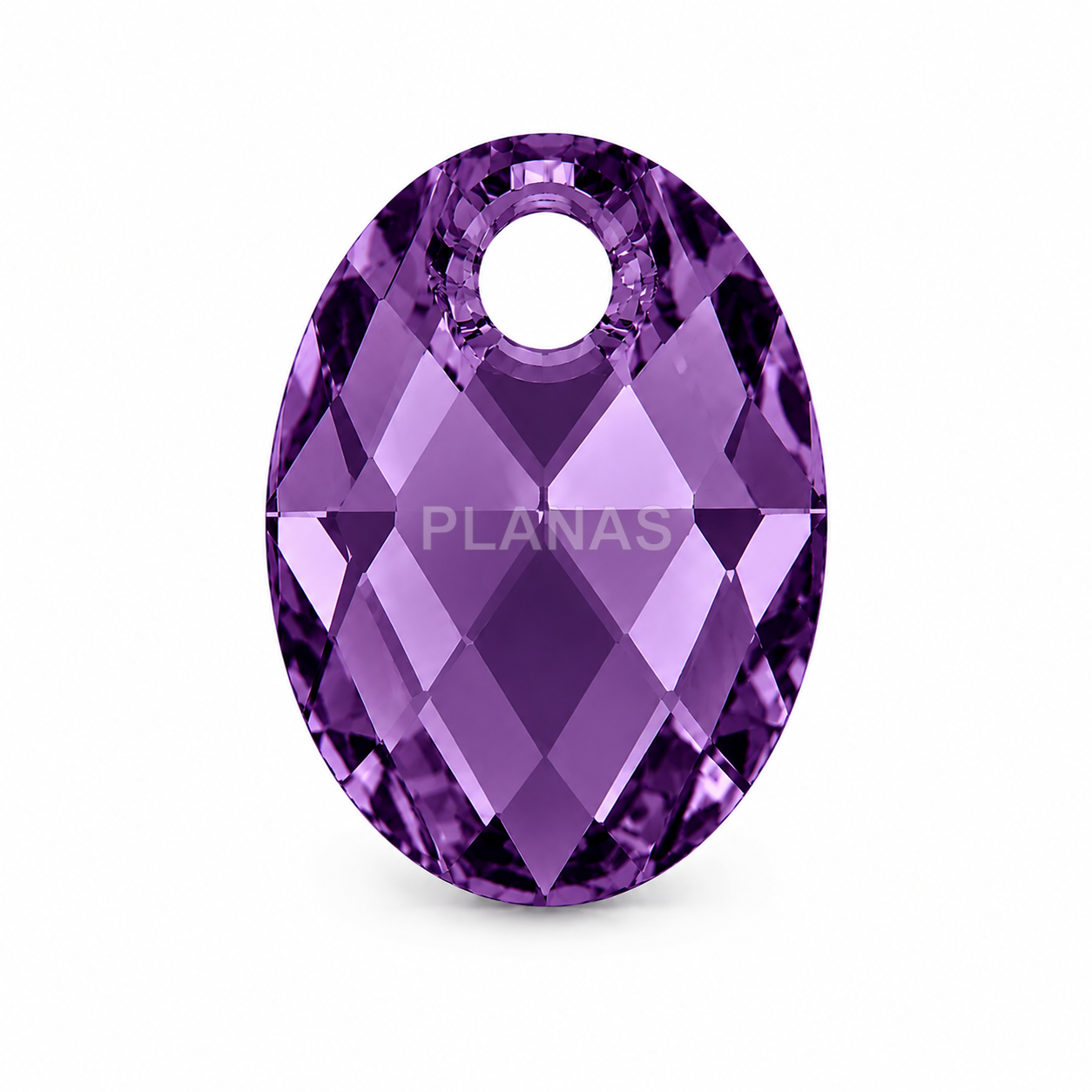 Colgante oval (Componente Swarovski). 9x6mm.