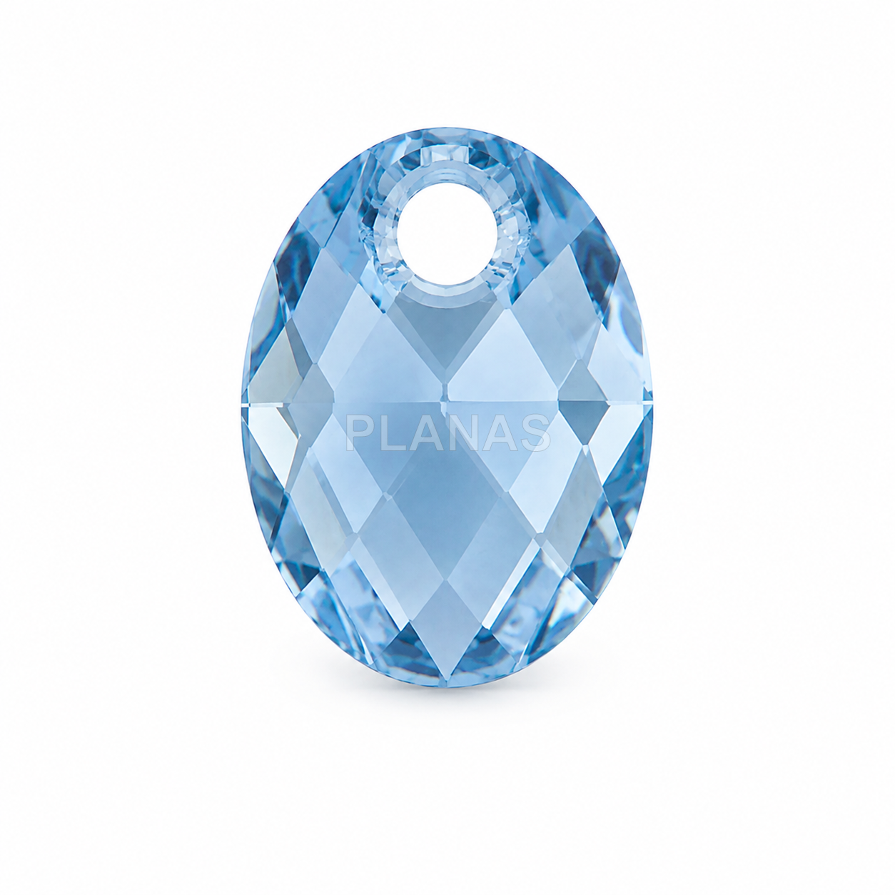 Colgante oval (Componente Swarovski). 9x6mm.