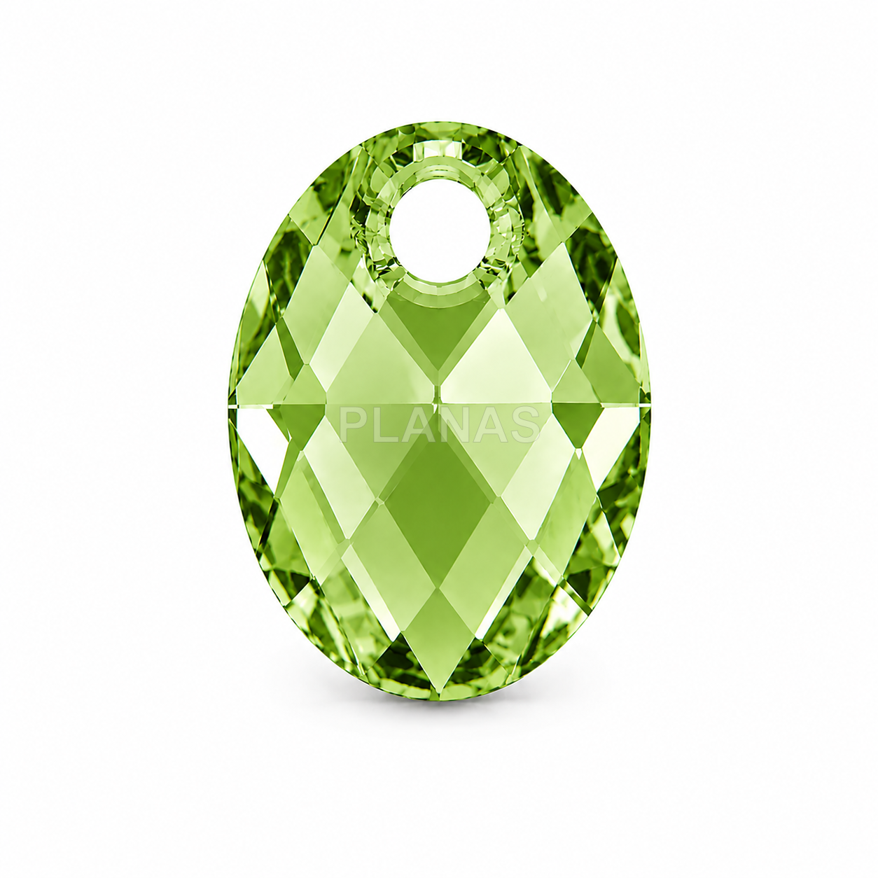 Colgante oval (Componente Swarovski). 9x6mm.