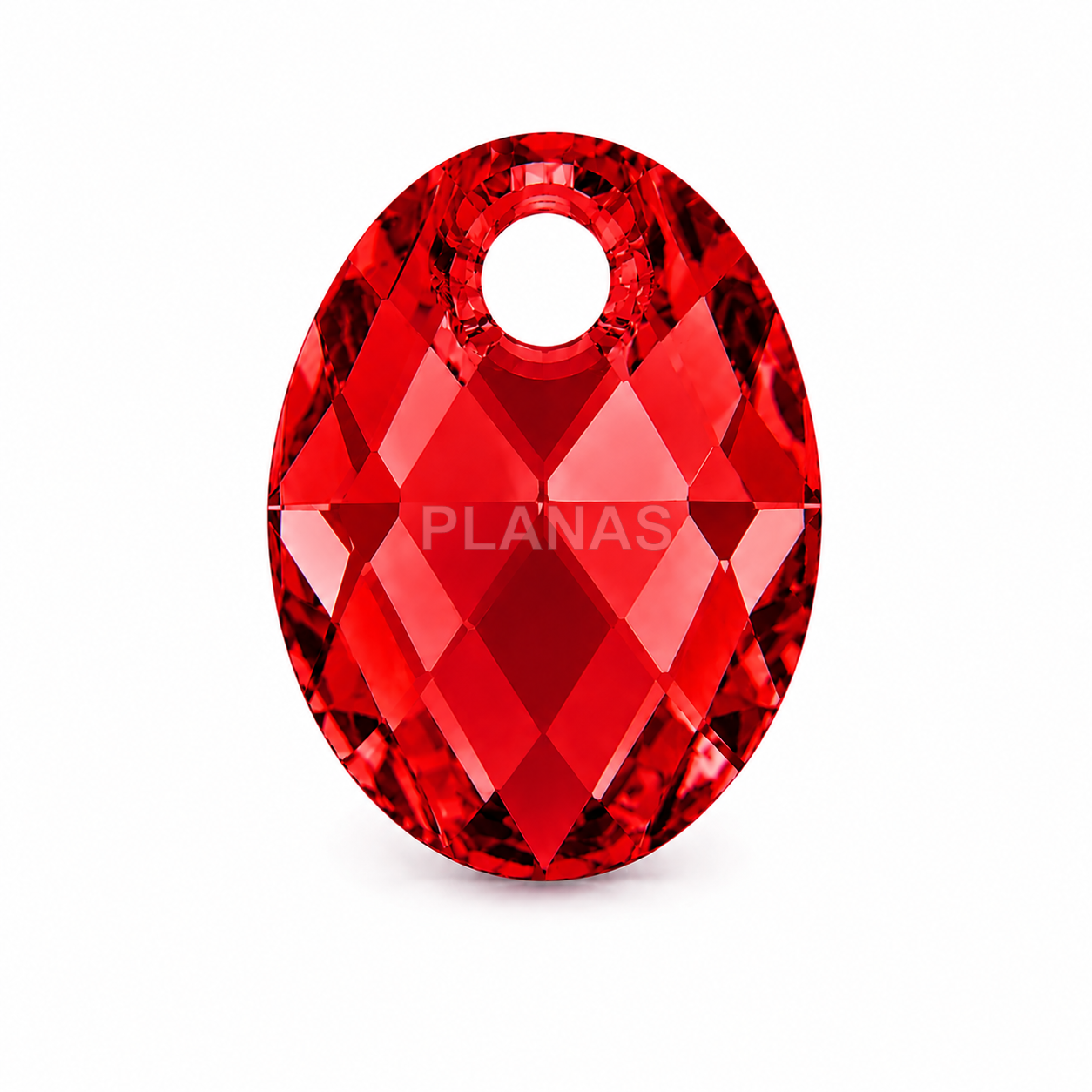 Colgante oval (Componente Swarovski). 9x6mm.