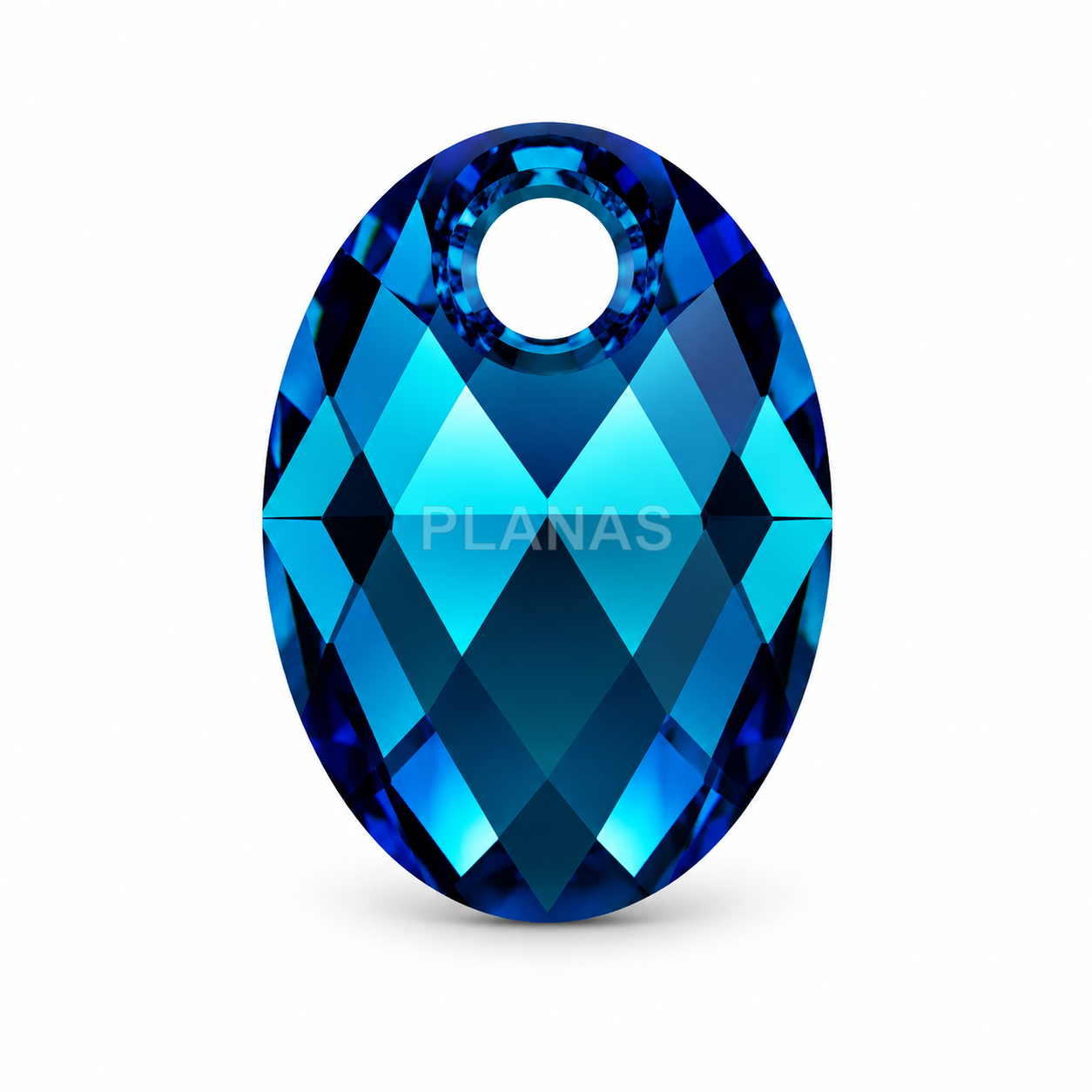 Colgante oval (Componente Swarovski). 9x6mm.