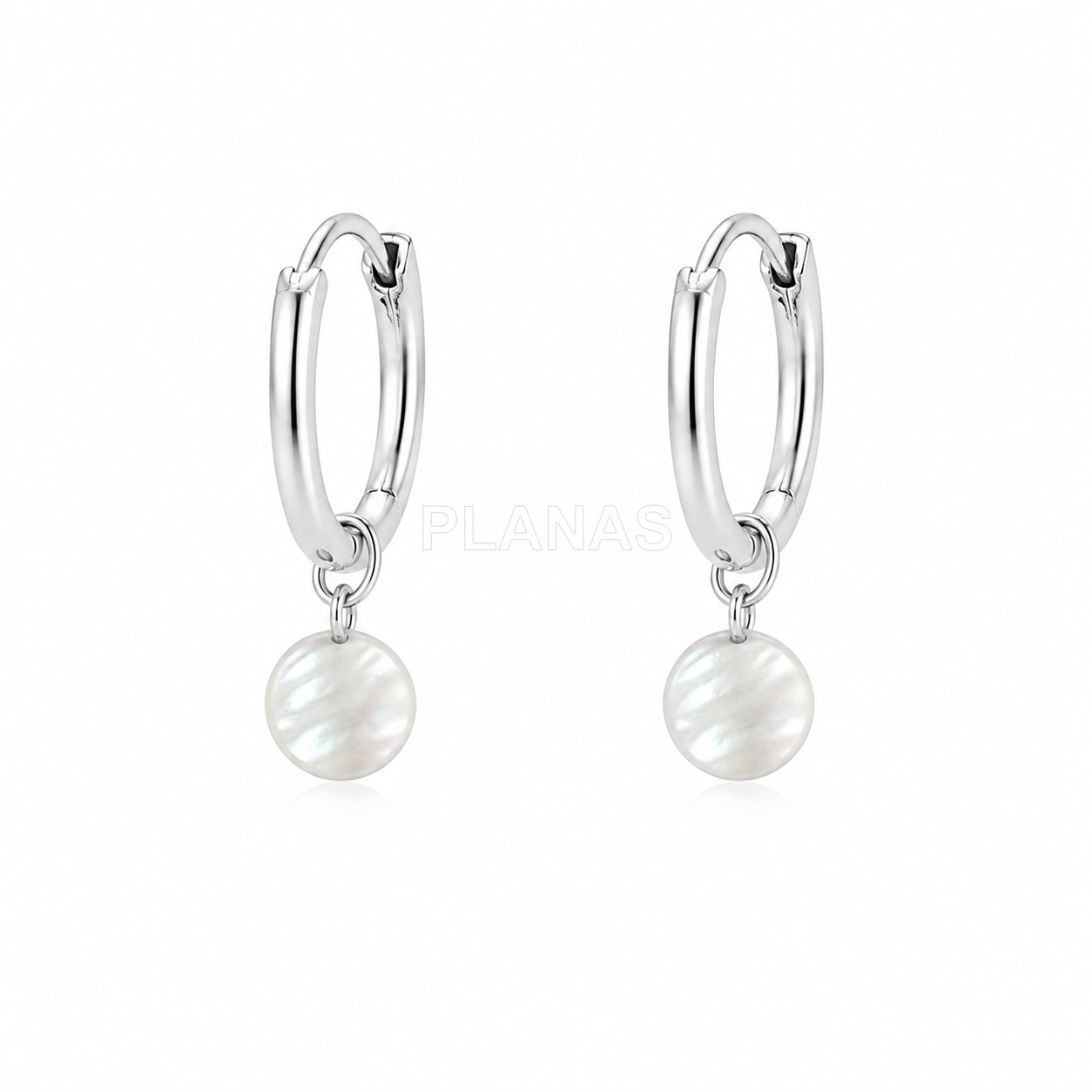 Aros en Plata de Ley. 