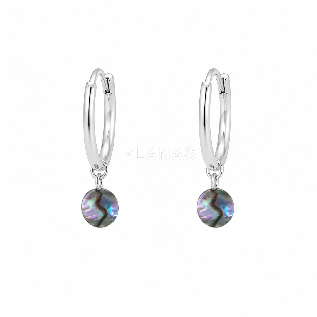 Aros en Plata de Ley. 