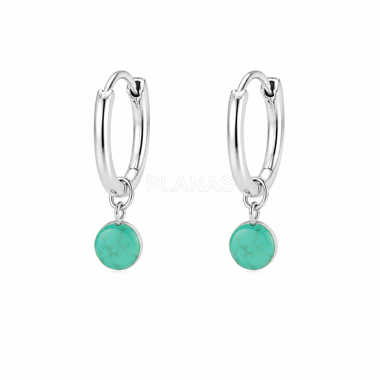 Aros en Plata de Ley. 