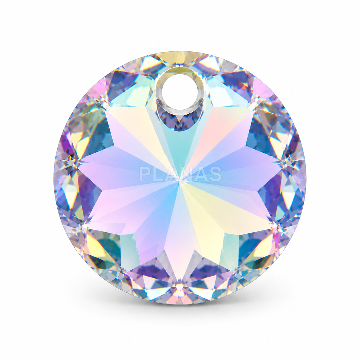 Colgante Redondo de Cristal , Componente Swarovski,10mm.