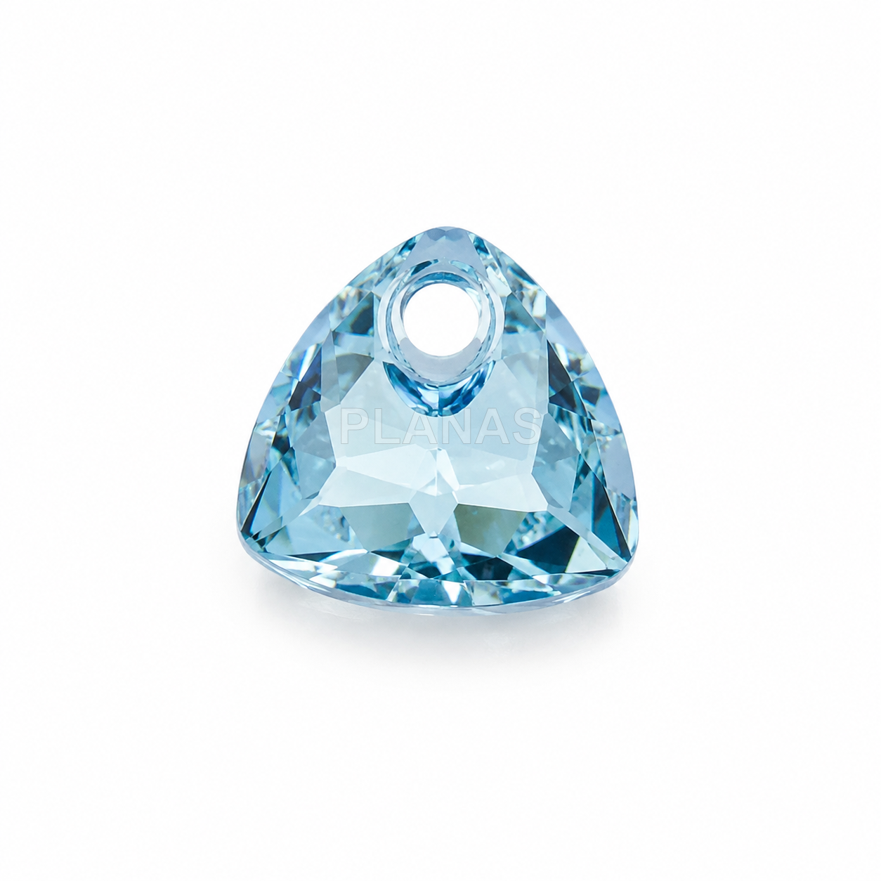 Colgante triangular de Cristal, Componente Swarovski, 8mm.