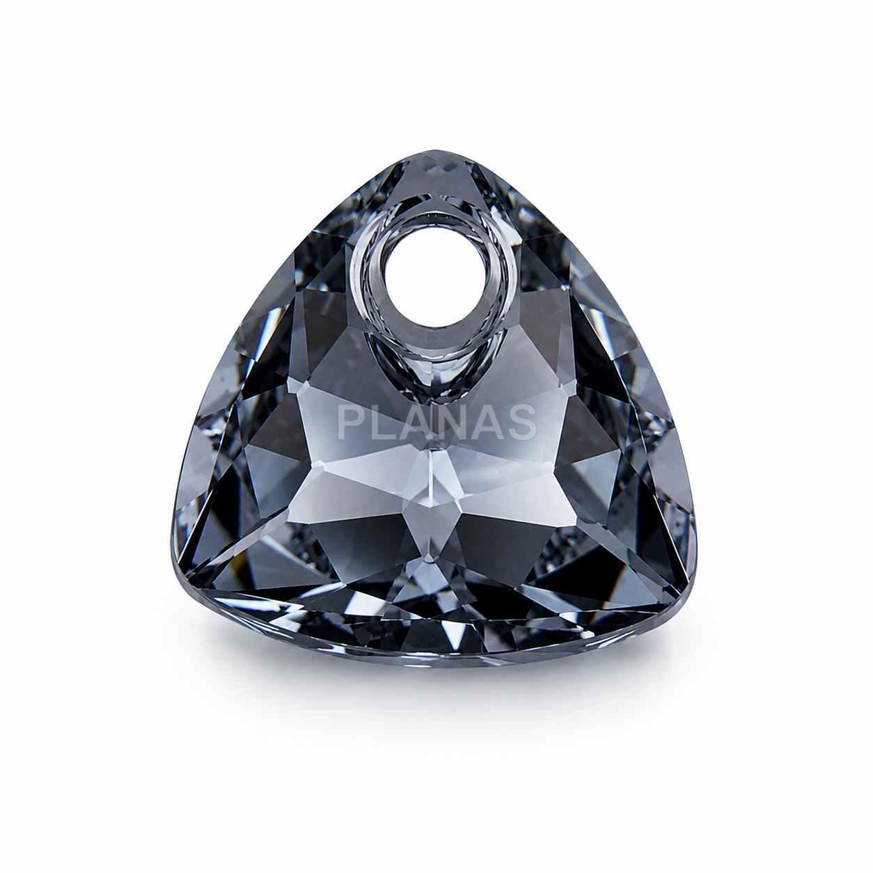 Colgante triangular de Cristal, Componente Swarovski, 8mm.