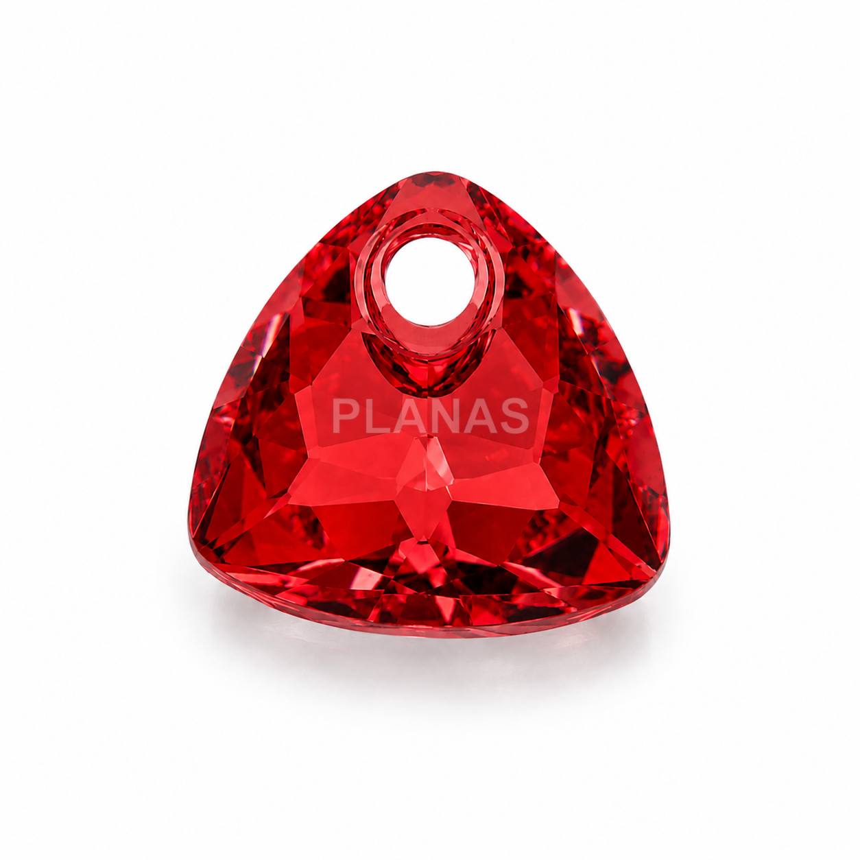 Colgante triangular de Cristal, Componente Swarovski, 8mm.