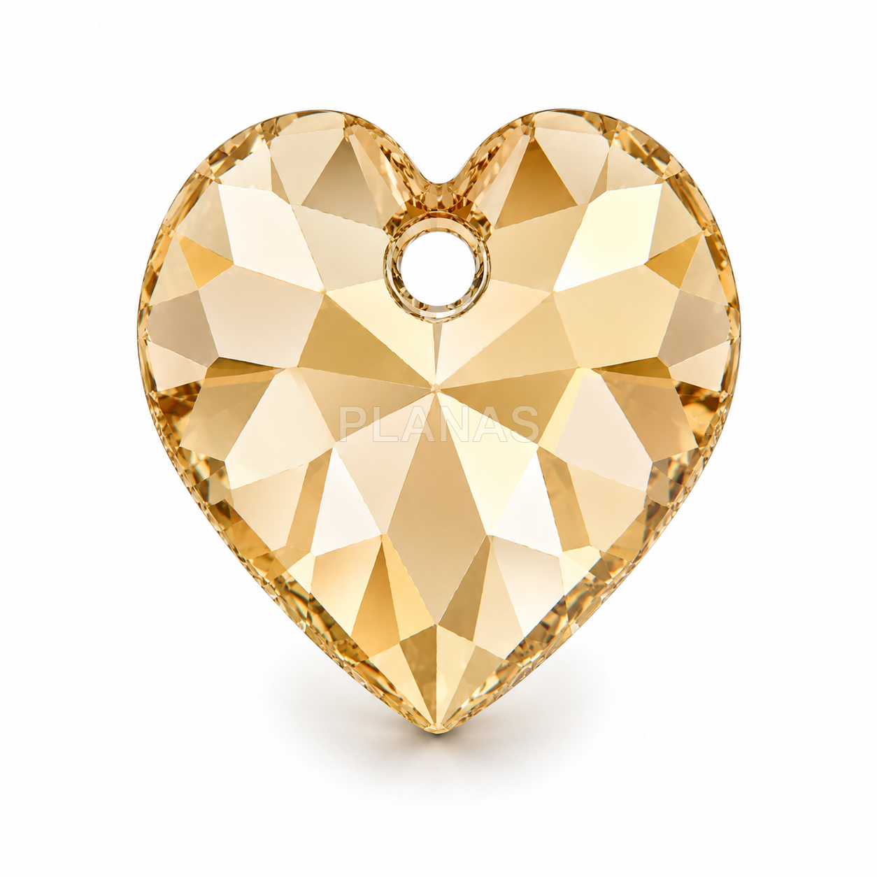 Colgante  Cristal, Componente Swarovski, 8mm. CORAZÓN