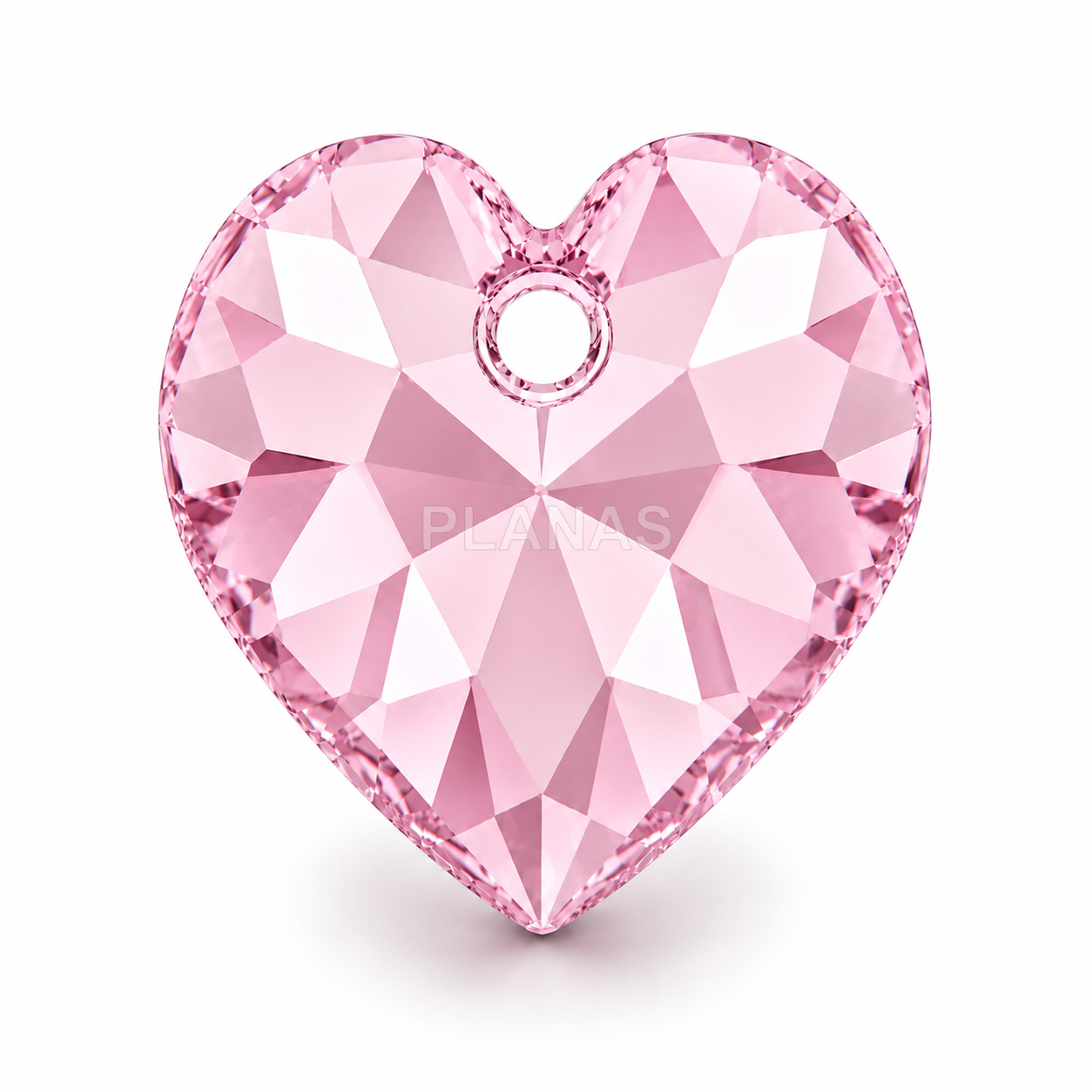 Colgante  Cristal, Componente Swarovski, 8mm. CORAZÓN
