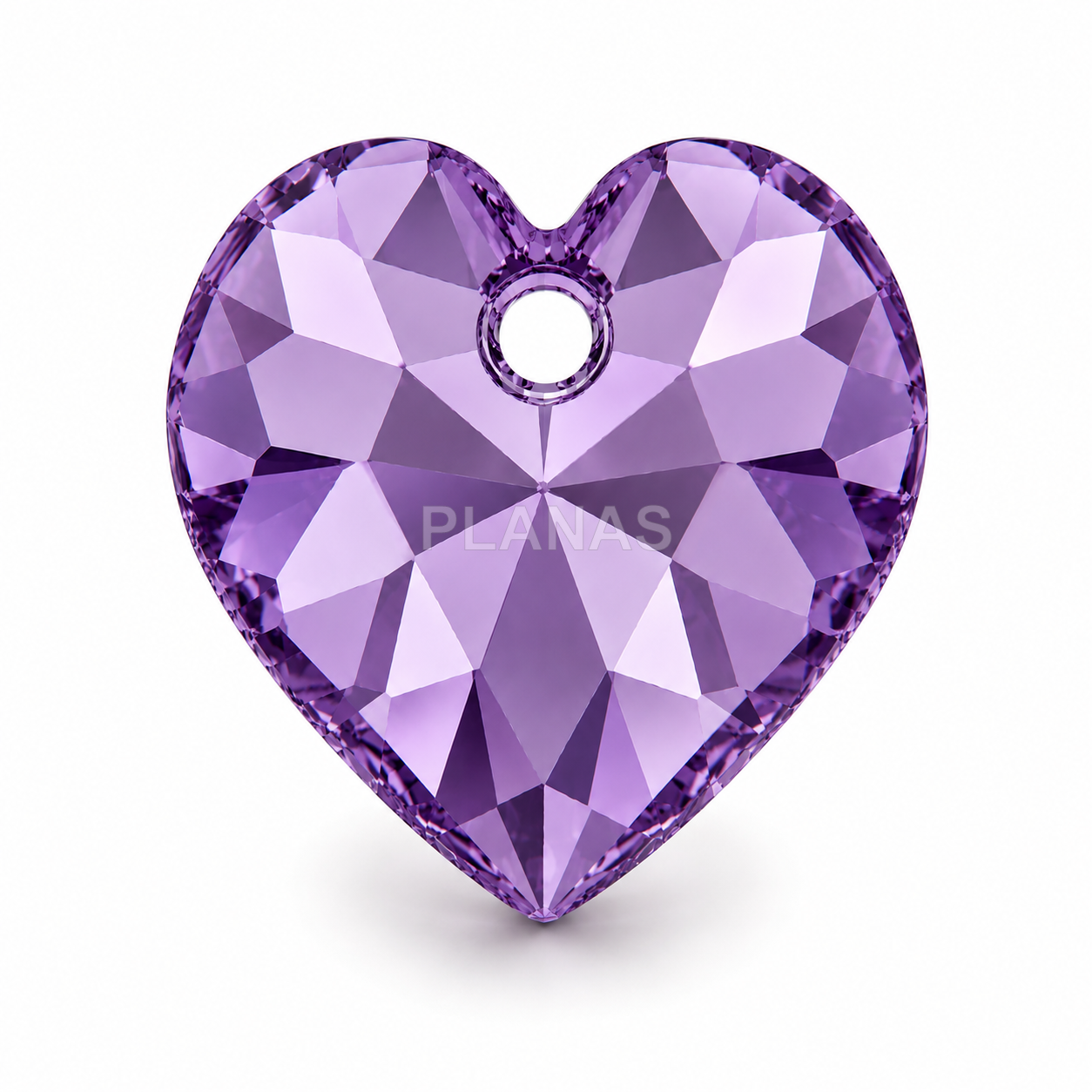 Colgante  Cristal, Componente Swarovski, 8mm. CORAZÓN