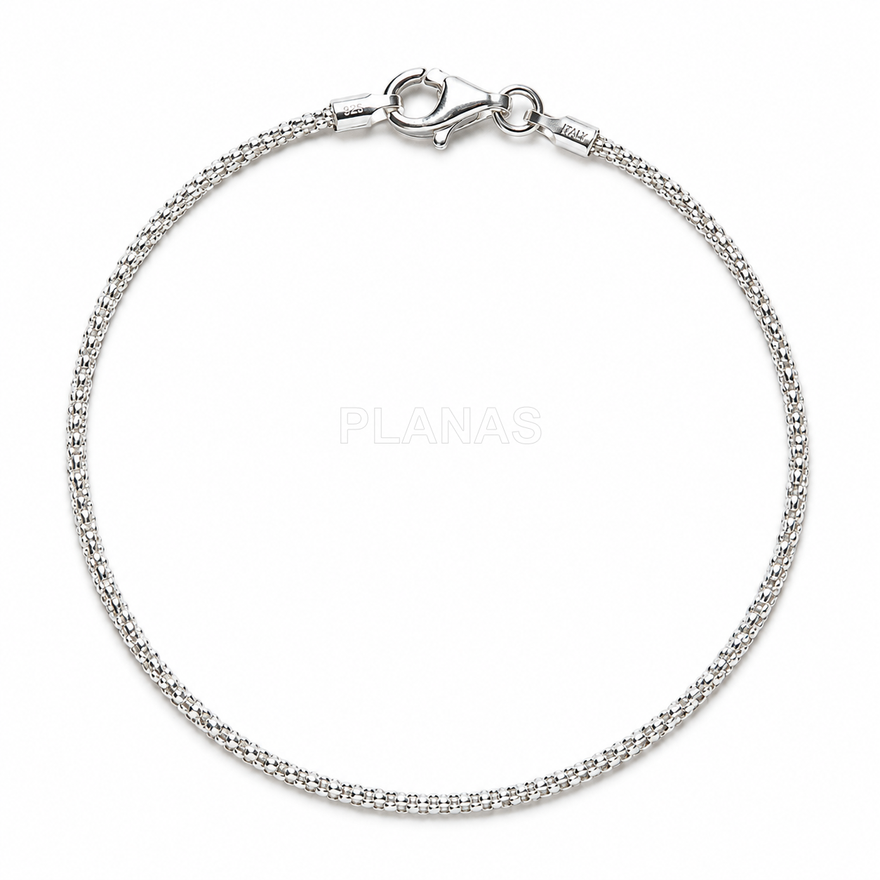 Pulsera en Plata de ley. 