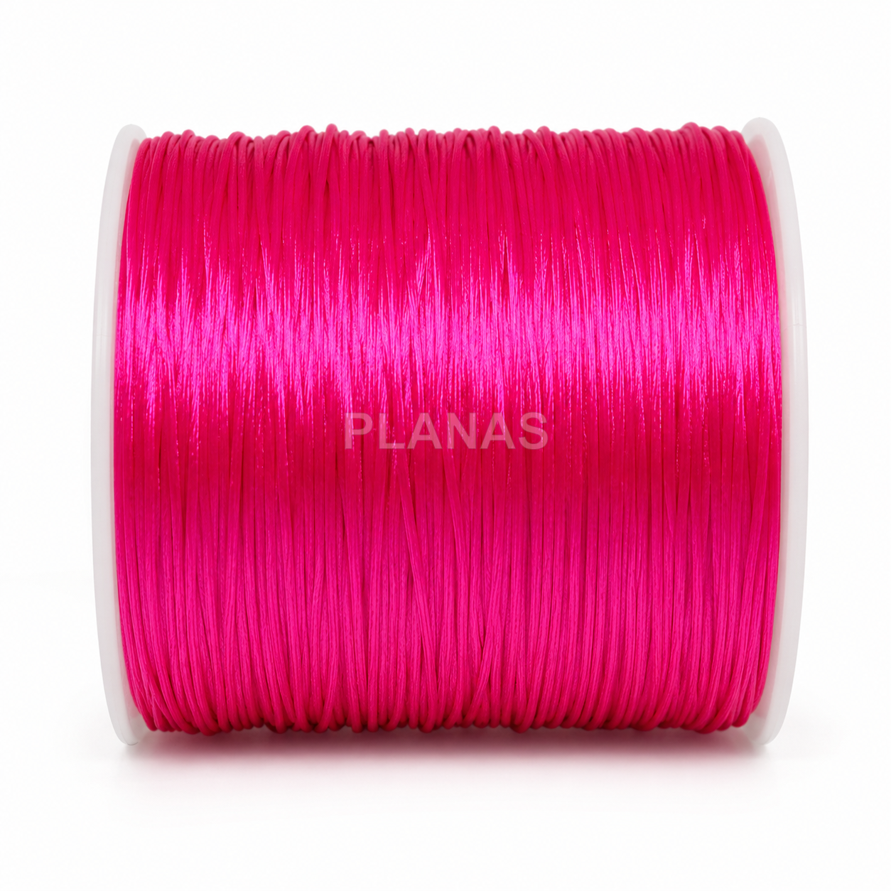 Bobina de silicone elástica plana de 0,8 mm. cor fúcsia.