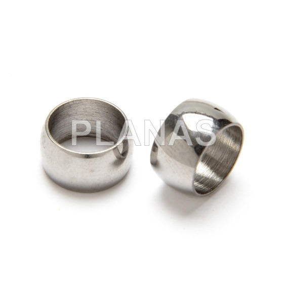 Entrepieza en Acero Inoxidable de 4,5x8mm.