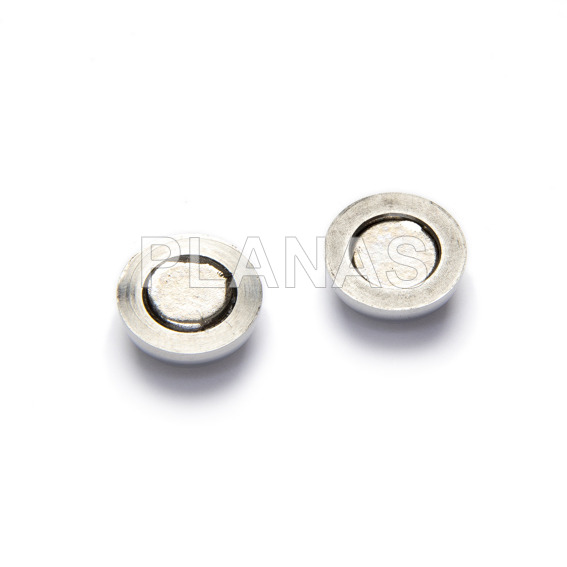 Cierre en Acero Inoxidable Magnético 304 con agujero de 4mm.