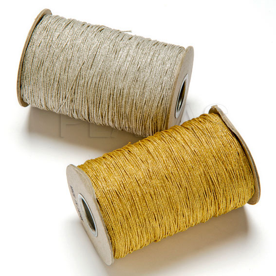 Cotton thread metallic 1mm.