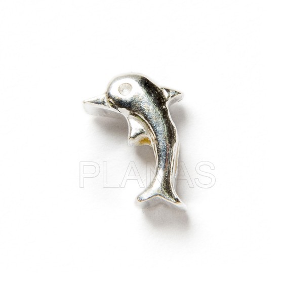 Interpiece prata sterling, dolphin.