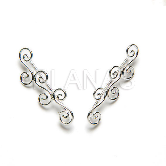 Sterling silver earring