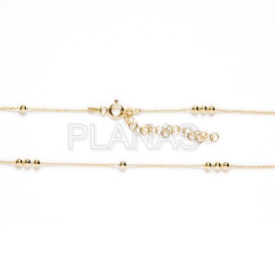 Colar de prata esterlina.