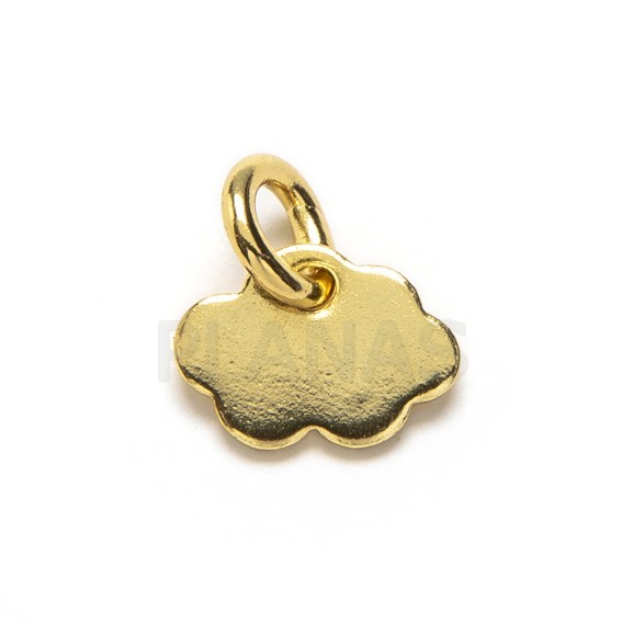 Mini silver cloud gold plated