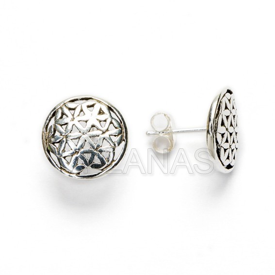 Flower of life pendant sterling silver.