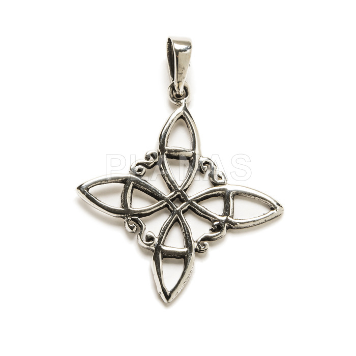 Sterling silver pendant. witch