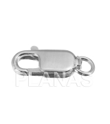 Silver carabiner