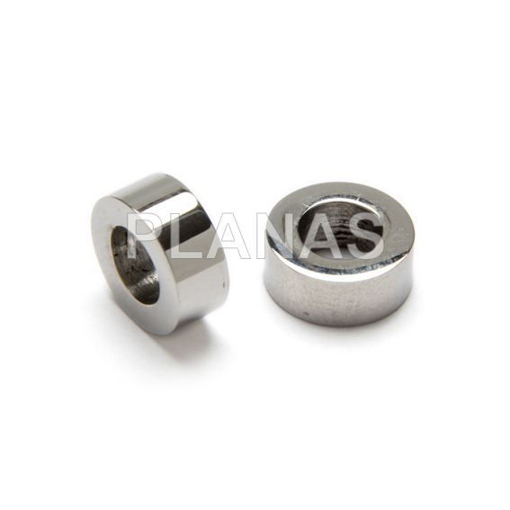 Entrepieza en Acero Inoxidable.9x4mm.