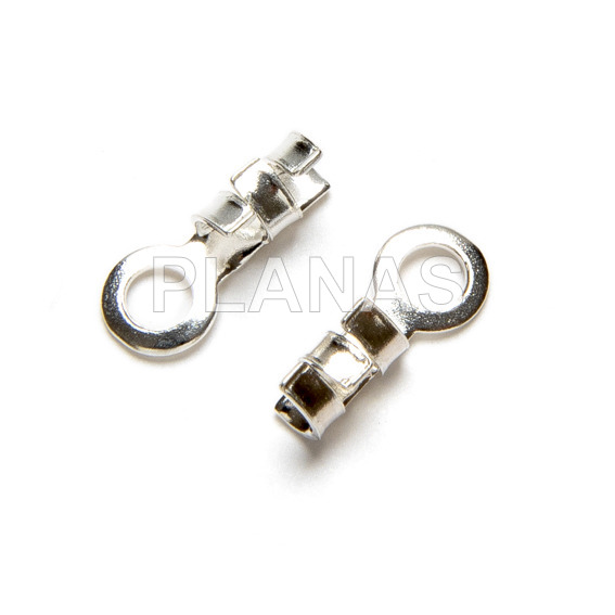Sterling silver terminal for 1.5mm wire.