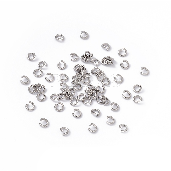 Anillas en Acero Inoxidable , 5x1 ( Bolsas 4000pz)