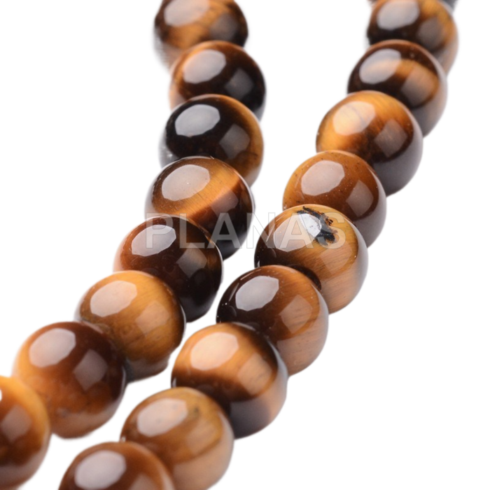 Tiger eye tiras de 6mm.