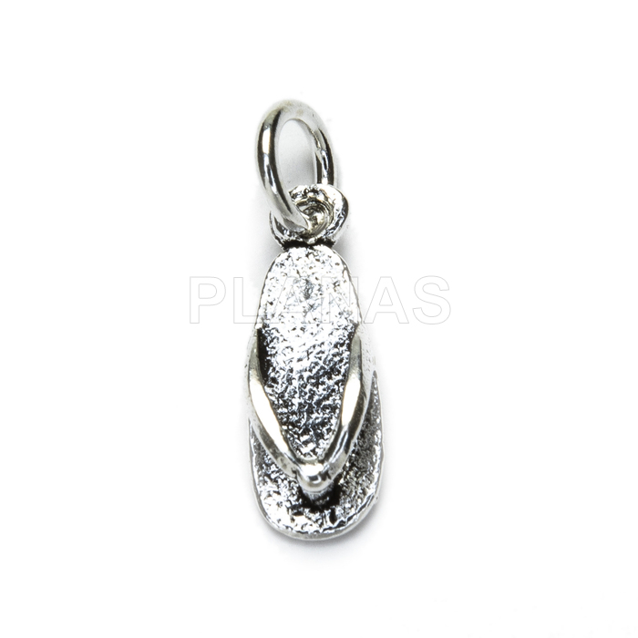 Mini pendant in sterling silver, 10x10mm.